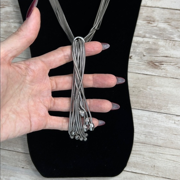 Chicos Silver Multi-Strand Necklace - Picture 4 of 6